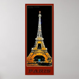 Paris Eiffelturm - 03 - Reiseplakat Poster