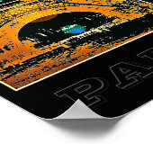 Paris Eiffelturm - 04 - Reiseplakat Poster (Ecke)