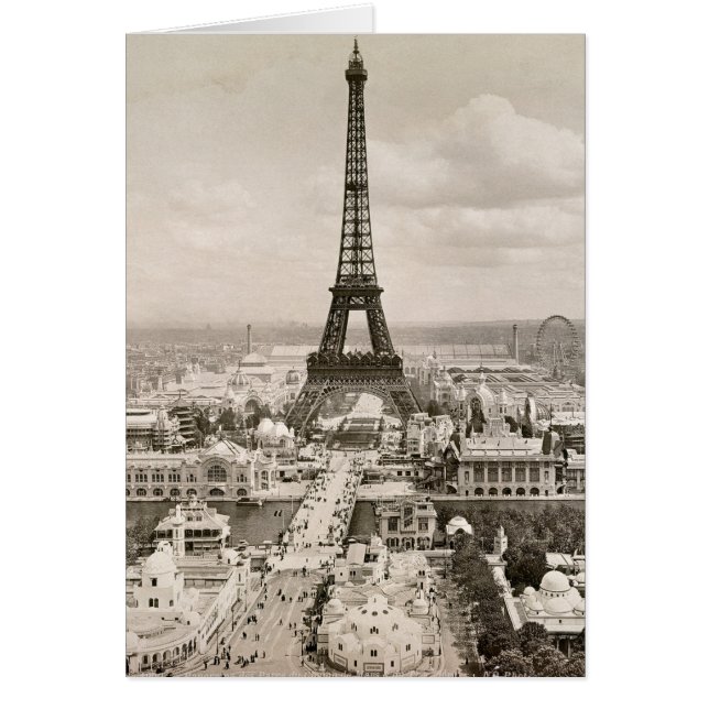 Paris: Eiffelturm, 1900 (Vorne)