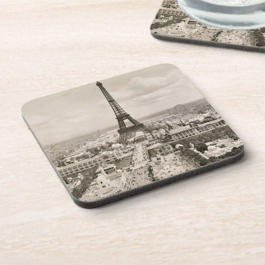 Paris: Eiffelturm, 1900 Getränkeuntersetzer (Linke Seite)