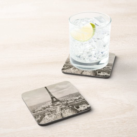 Paris: Eiffelturm, 1900 Getränkeuntersetzer (Rechte Seite)