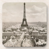 Paris: Eiffelturm, 1900 Getränkeuntersetzer (Vorderseite)