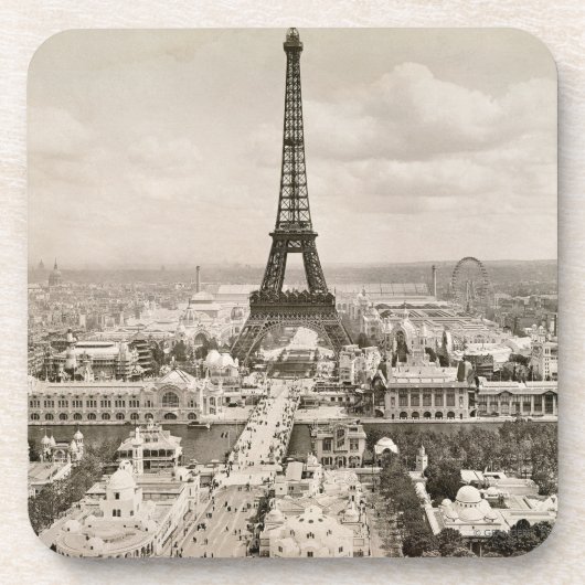 Paris: Eiffelturm, 1900 Getränkeuntersetzer (Vorderseite)