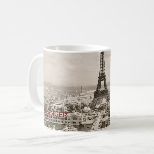 Paris: Eiffelturm, 1900 Kaffeetasse (Vorderseite Links)