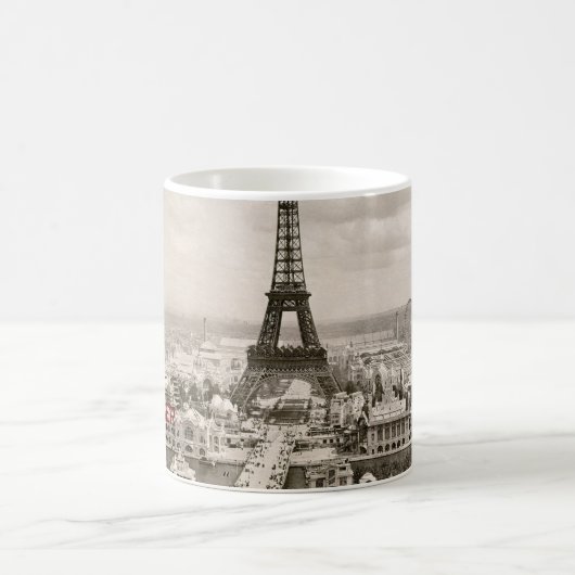 Paris: Eiffelturm, 1900 Kaffeetasse (Mittel)