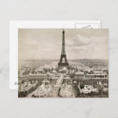 Paris: Eiffelturm, 1900 Postkarte (Vorne/Hinten)