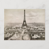 Paris: Eiffelturm, 1900 Postkarte (Vorderseite)