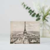 Paris: Eiffelturm, 1900 Postkarte (Stehend Vorderseite)