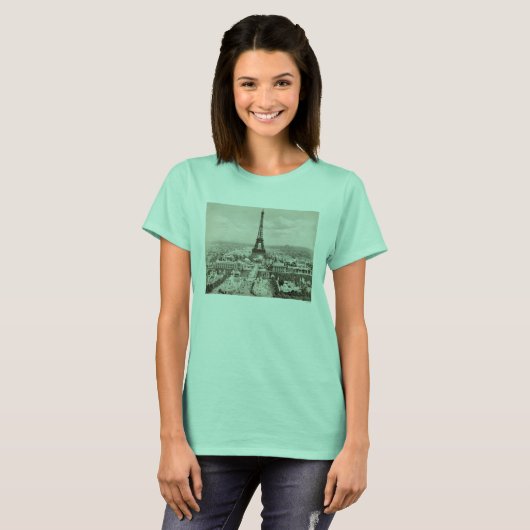 Paris: Eiffelturm, 1900 T-Shirt (Vorne ganz)