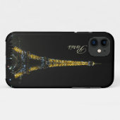 Paris, Eiffelturm bei Nacht Case (Rückseite (Horizontal))