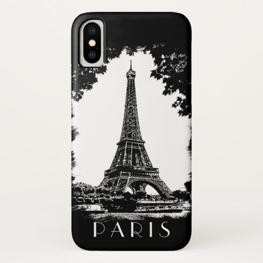 Paris-Eiffelturm Case-Mate iPhone Hülle (Rückseite)