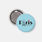 Paris Eiffelturm Design  Magnet (Vorderseite/Rückseite)