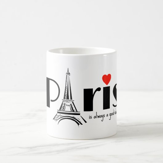 Paris Eiffelturm Design Tasse (Mittel)