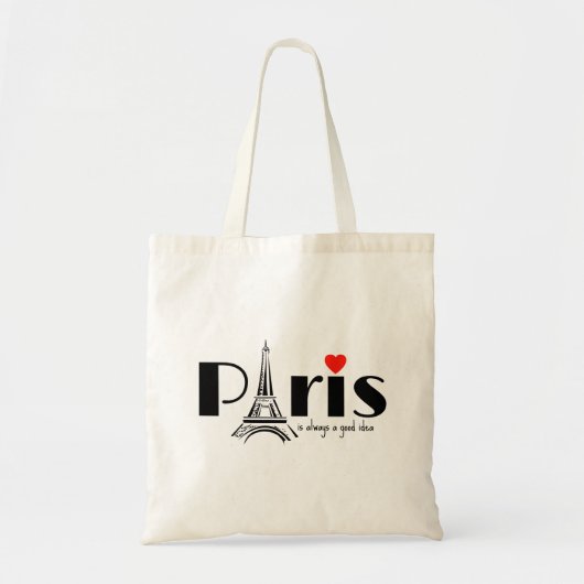 Paris Eiffelturm Design Tragetasche (Vorne)