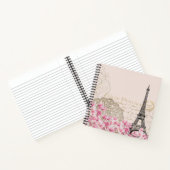 Paris Eiffelturm Frankreich, Französisch Vintage E Notizblock (Innenseite)