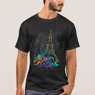 Paris Eiffelturm Frankreich Ich liebe Paris Franz T-Shirt