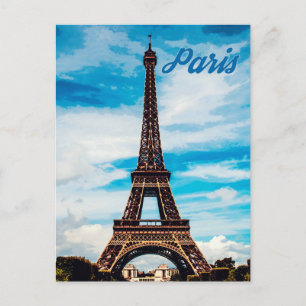 Paris, Eiffelturm, Frankreich Postkarte