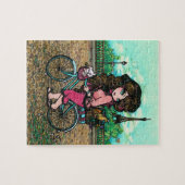 Paris-Eiffelturm-französisches Kunst-Puzzlespiel Puzzle (Horizontal)