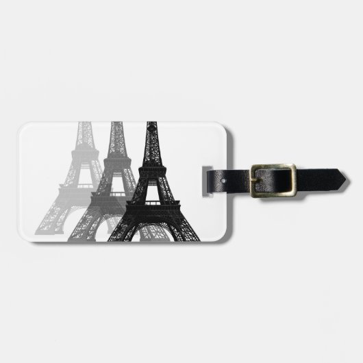 Paris-Eiffelturm Gepäckanhänger (Vorderseite horizontal)
