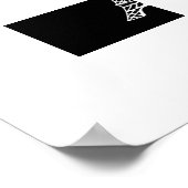 Paris Eiffelturm Gerahmte Kunst Poster (Ecke)