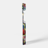 Paris Eiffelturm Graffiti Street Art iPhone Hülle (Linke Seite)