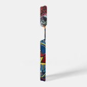 Paris Eiffelturm Graffiti Street Art iPhone Hülle (Rechte Seite)