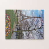Paris-Eiffelturm im Frühjahrsrätsel Puzzle (Horizontal)