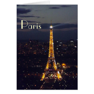 Paris Eiffelturm in der Nacht