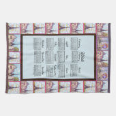 Paris Eiffelturm Inspiriert Collage 2026 Geschirrtuch (Horizontal)