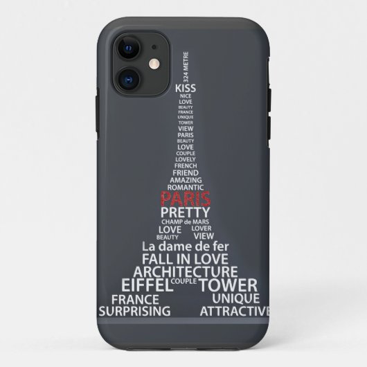 Paris-Eiffelturm iPhone Abdeckung Case-Mate iPhone Hülle (Rückseite)