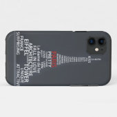 Paris-Eiffelturm iPhone Abdeckung Case-Mate iPhone Hülle (Rückseite (Horizontal))