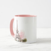 Paris Eiffelturm Kaffeetasse (Vorderseite Links)