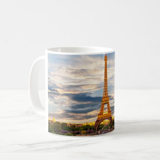 Paris / Eiffelturm Kaffeetasse (Vorderseite Links)