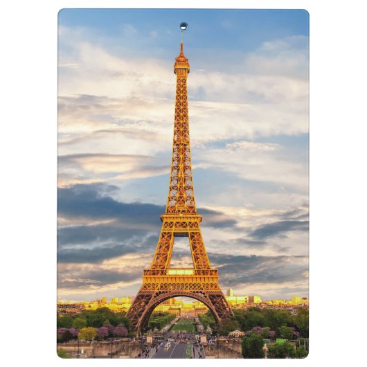 Paris / Eiffelturm Klemmbrett (Rückseite)