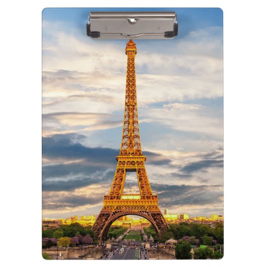 Paris / Eiffelturm Klemmbrett (Vorderseite)
