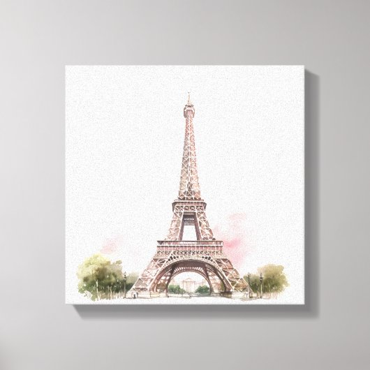 Paris Eiffelturm Leinwand (Vorderseite)