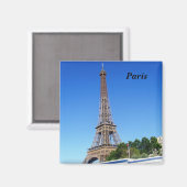Paris - Eiffelturm - Magnet (Vorderseite/Rückseite)