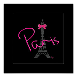 Paris, Eiffelturm mit Bogen Modern Poster