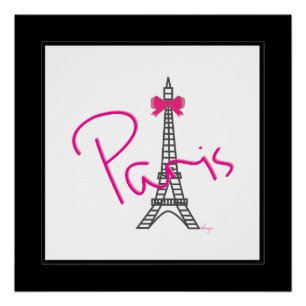 Paris, Eiffelturm mit Bogen Modern Poster