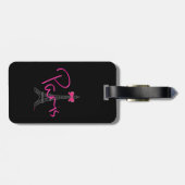 Paris Eiffelturm mit Bow Gepäckanhänger (Rückseite horizontal)