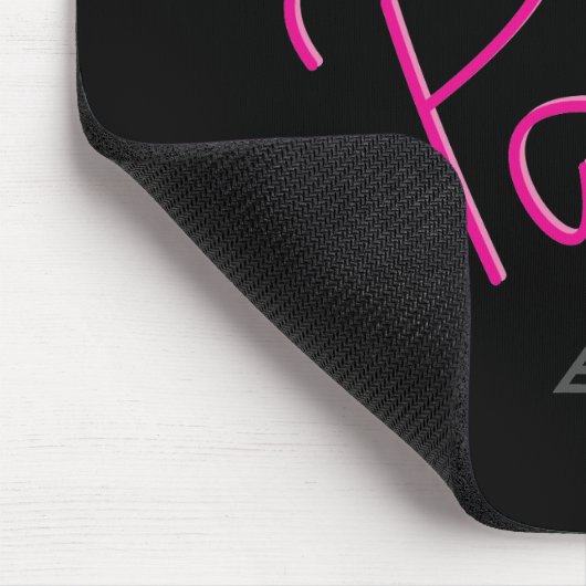 Paris, Eiffelturm mit modischem Schwarzem des Mousepad (Ecke)