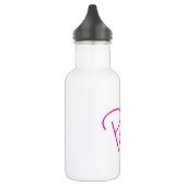 Paris-Eiffelturm mit rosa Bogen Trinkflasche (Links)