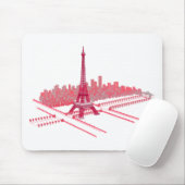 Paris-Eiffelturm-moderne Skizze Mousepad (Mit Mouse)
