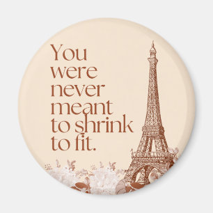 Paris Eiffelturm Motivationszitat Wandkunst Magnet