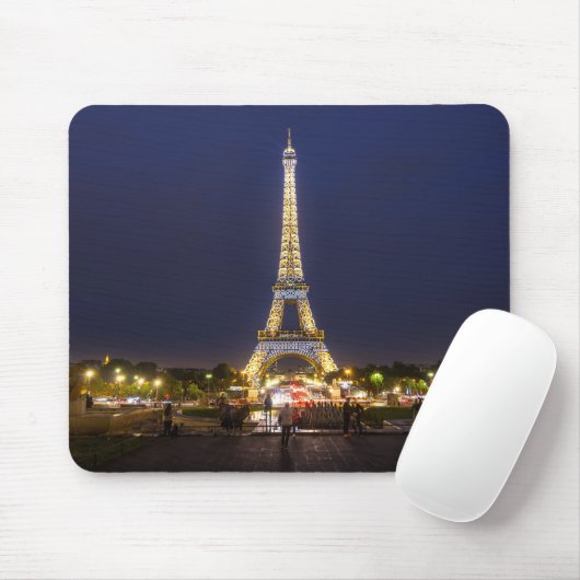 Paris-Eiffelturm-Nachtlichter Mousepad (Mit Mouse)