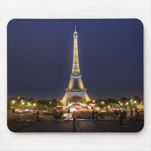 Paris-Eiffelturm-Nachtlichter Mousepad (Vorne)