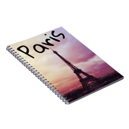 Paris - Eiffelturm-Notebook Notizblock (Rechte Seite)