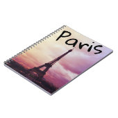 Paris - Eiffelturm-Notebook Notizblock (Linke Seite)