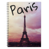 Paris - Eiffelturm-Notebook Notizblock (Vorderseite)