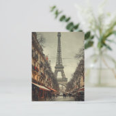 Paris Eiffelturm Postkarte (Stehend Vorderseite)